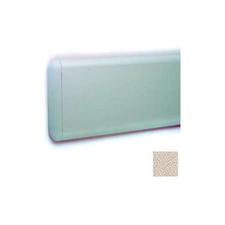 Pawling Wall Guard W/Rounded Top & Bottom Edges, Plastic Clip Retainer System, 7-3/4"H x 12'L, Khaki BN WG-8C-12-682